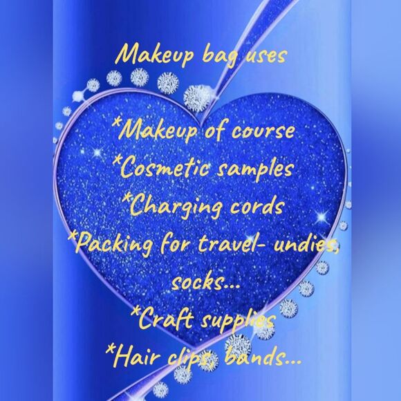 NEW "Ye Olde Bag of Witchy Shit" Large Cosmetic Pouch Makeup Bag - Picture 6 of 8